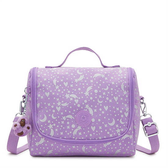 Kipling New Kichirou Printed Lunch Bag Väska Lila | SE 1280KO